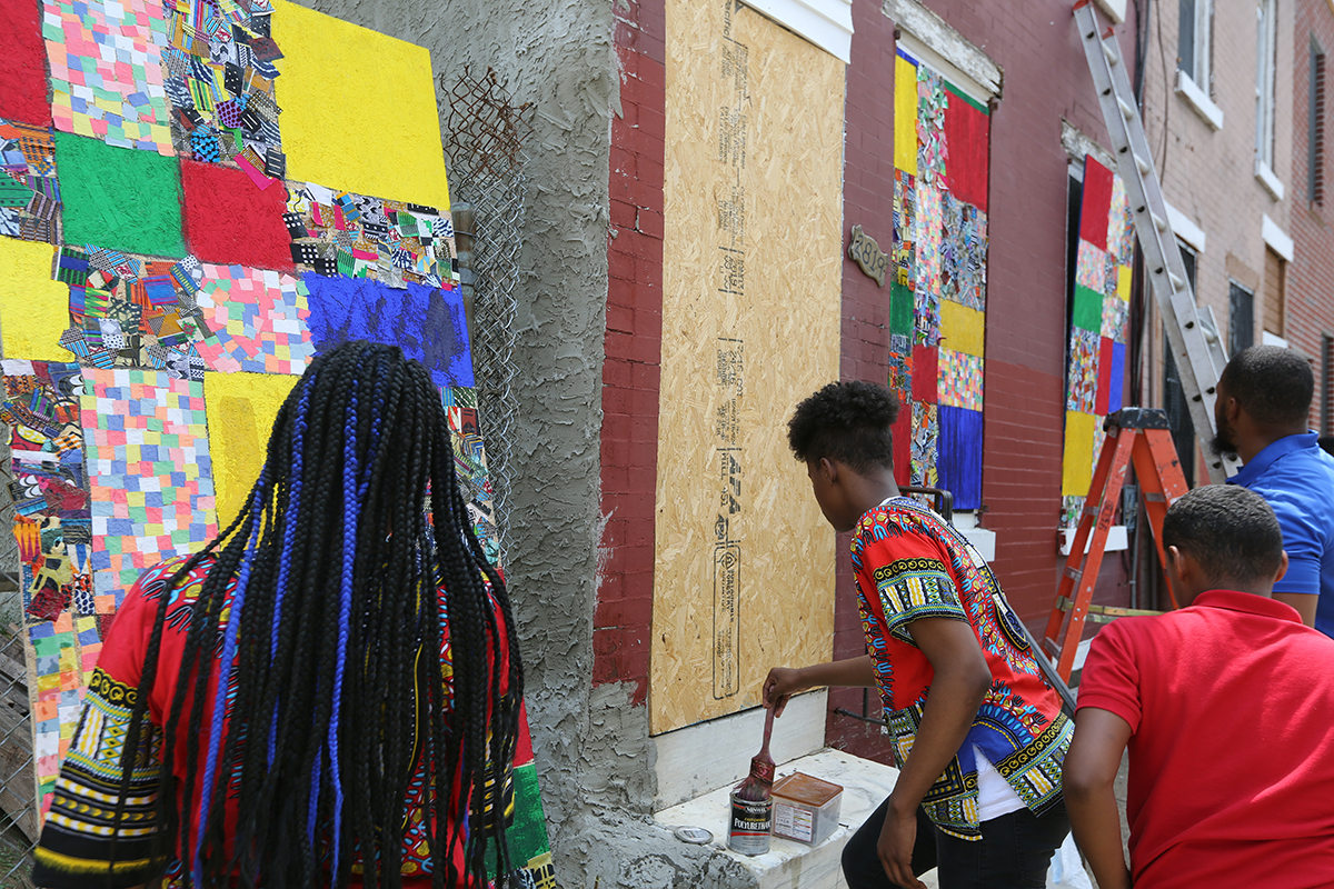 Community art heals residential SHIFT